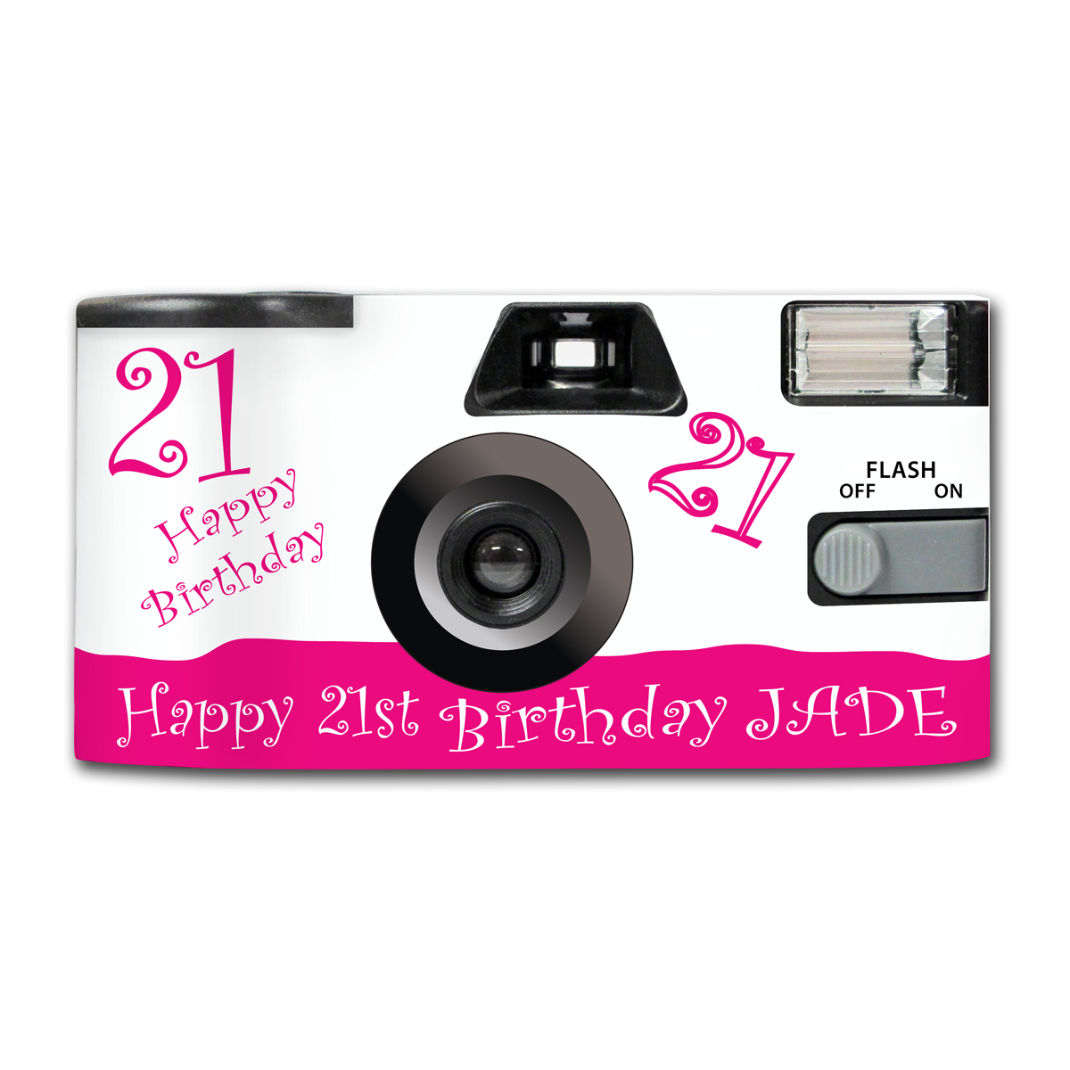 Party Pink - Personalised - Disposable Camera Company