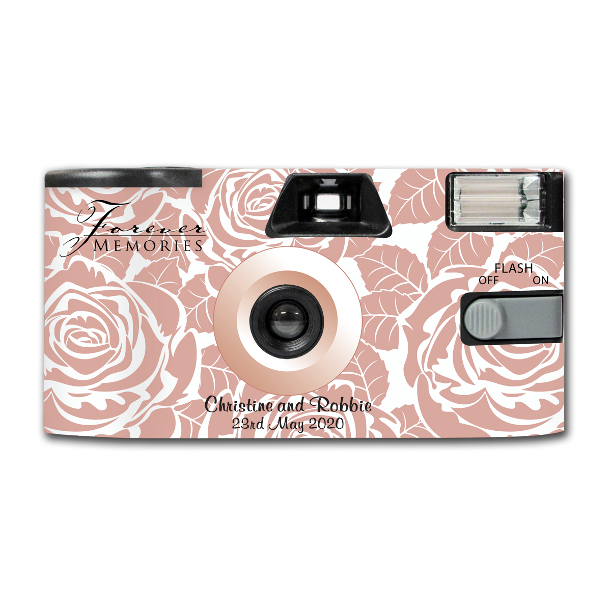 Roses in Rose Gold - Disposable Camera Company